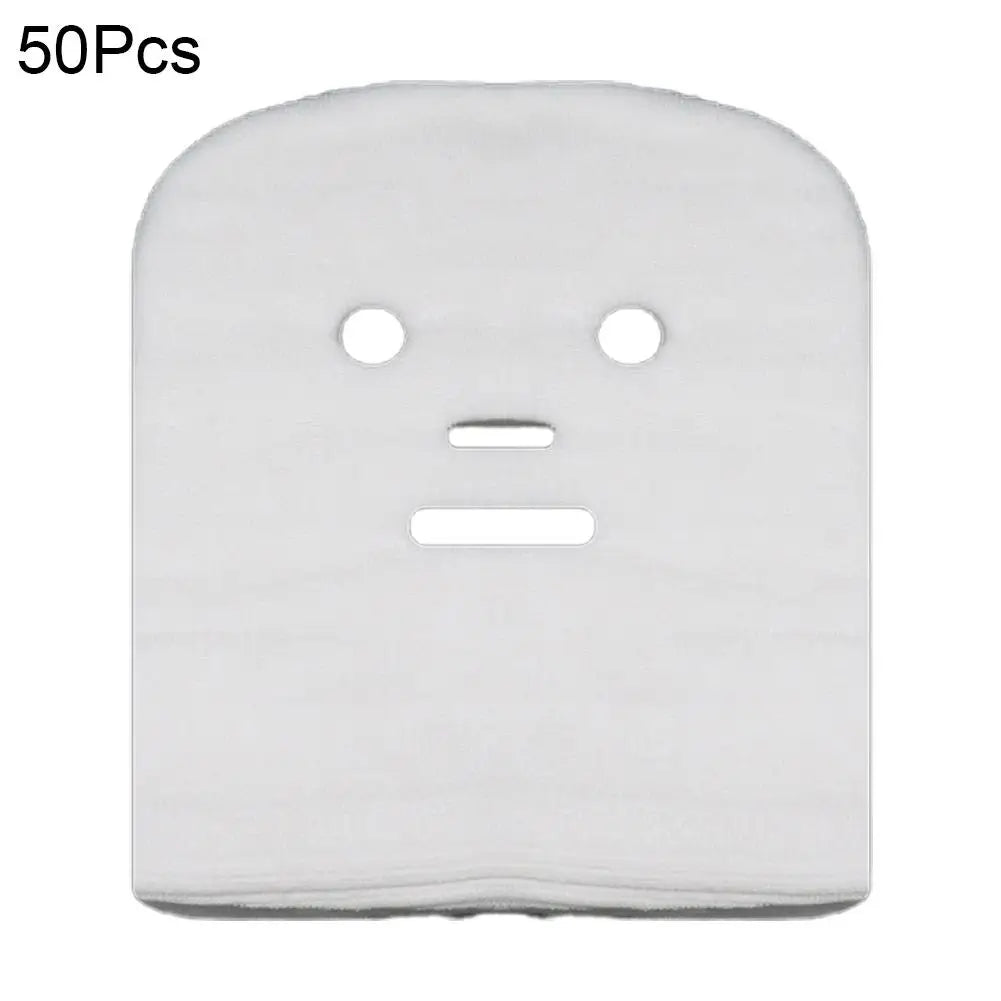 50pcs Facial Gauze Masks Disposable Facial Mask Sheets Ultra-thin DIY Skin Care SPS Facial Mask For Beauty Salons Beauty Tools