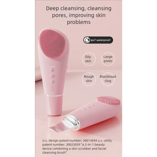 Electric 7 in1 Silicone Blackhead Exfoliating Skin Tightening