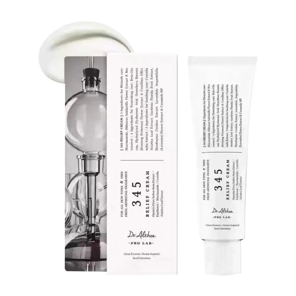 Relief Cream Moisturizer For Soothing Recovery Face Cream Spray Tea Tree Leaf Water Niacinamide Korean Skincare All Skin Type