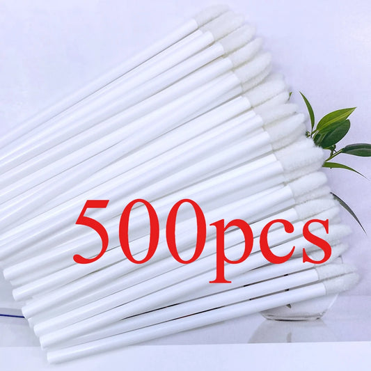 50/500PCS Disposable Lip Brush Eyelash Extension Makeup Brushes Lash Extension Mascara