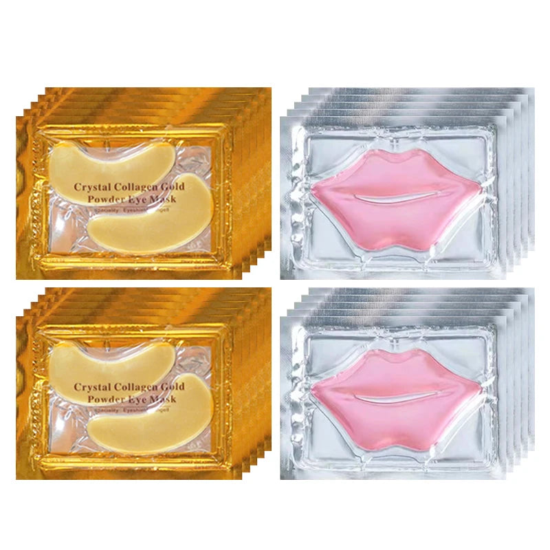 Golden Crystal Collagen Eye Mask  and Lip Mask