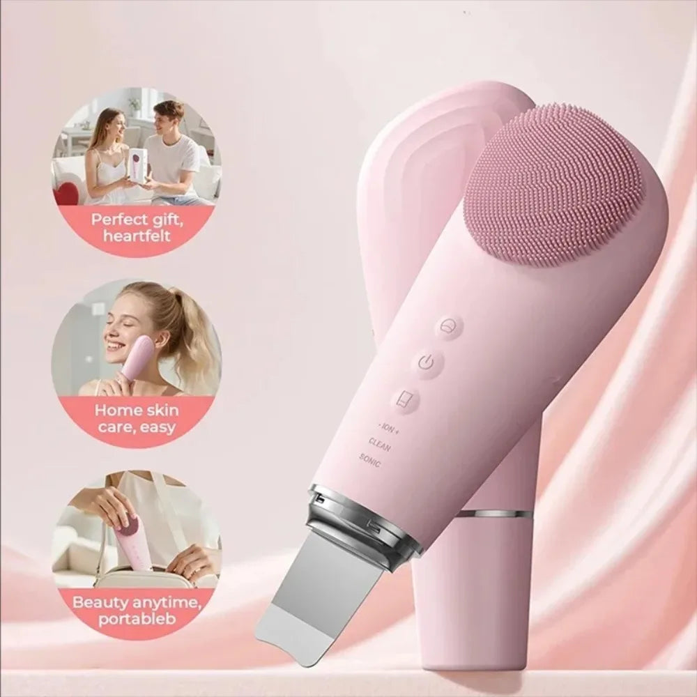 Electric 7 in1 Silicone Blackhead Exfoliating Skin Tightening