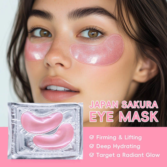 Collagen Water Soluble Eye Mask Remove Bags Dark Circles Anti Wrinkle Firming Moisturizing Vitamin C Lifting Eye Care Patches