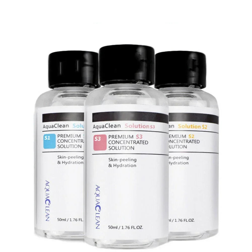 3Pcs Premium S1 S2 S3 Concentrated Peeling Solution Aqua Solution Liquid Cleansing Wrinkle Remove Facial Care Serum