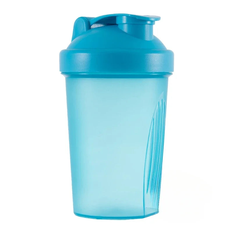 400ml Portable Plastic Drink Cup Shaker Bottles Sport Water Cups Whey Protein Powder Mixer Bottle Fitness Gym Shaker Outdoor