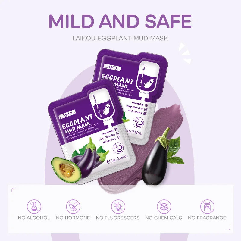 50pcs Japan Sakura Clay Mask for Face Deeply Cleansing Moisturizing Oil-Control Remove Blackhead Pink Mud Mask Facial Skincare