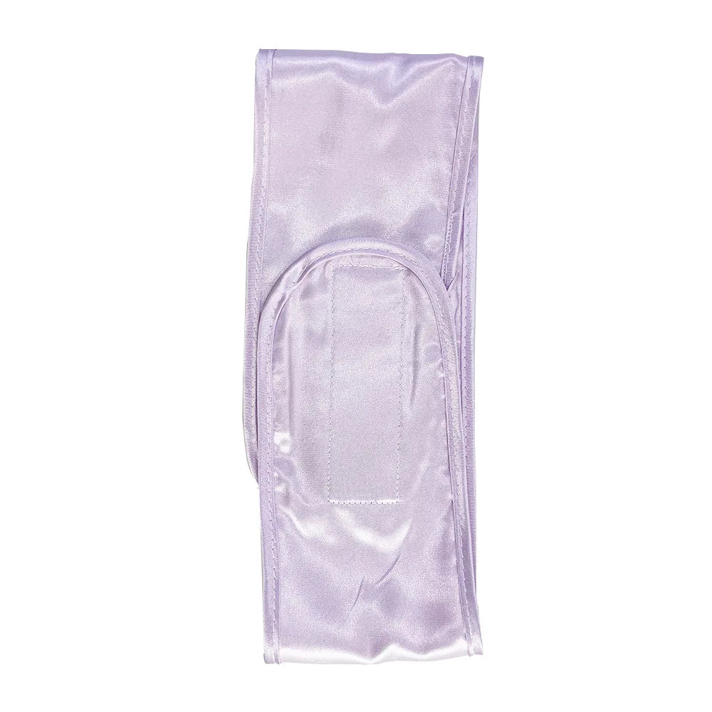 Women Silky satin Adjustable SPA Facial Headband