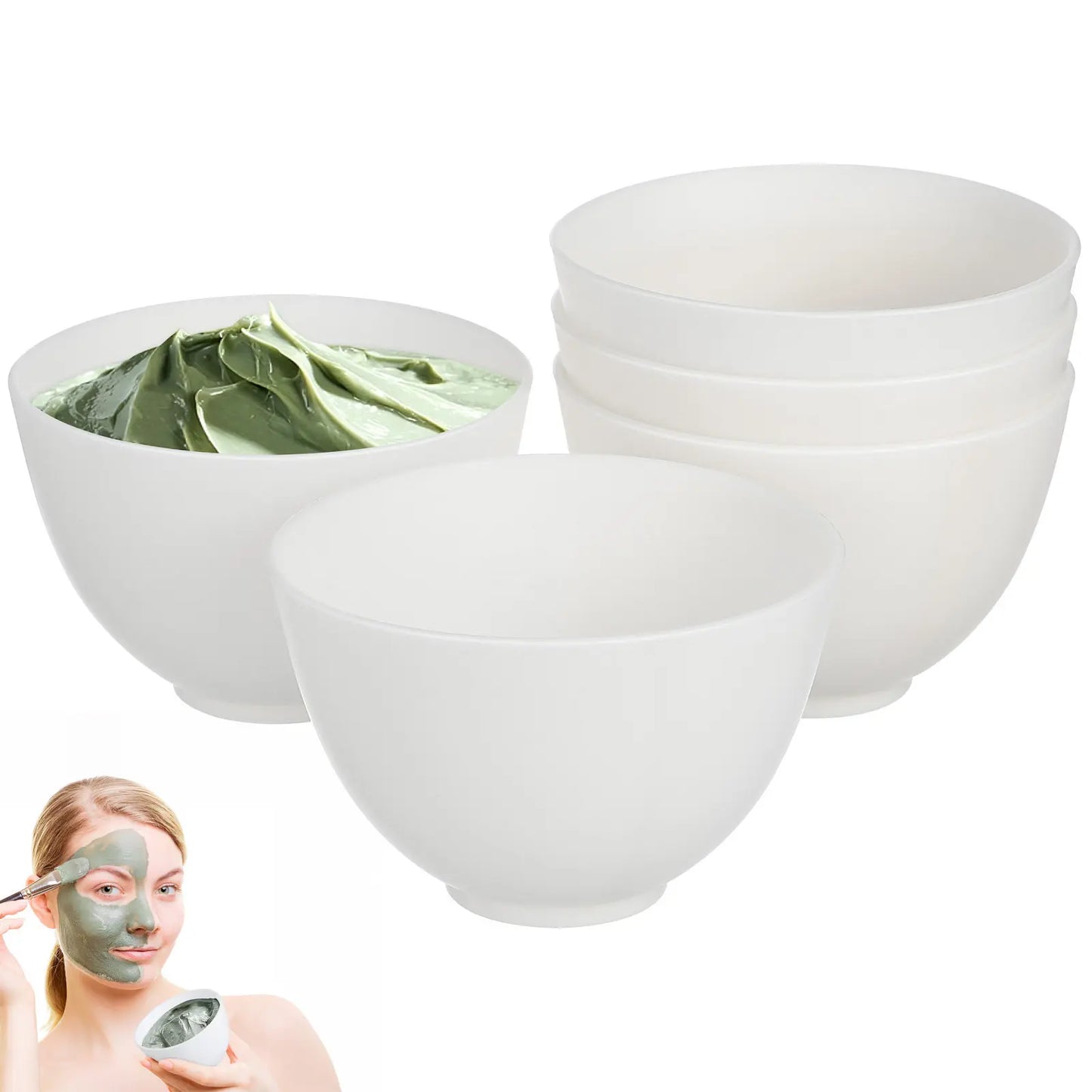 5pcs Silicone Mask Mixing Bowls