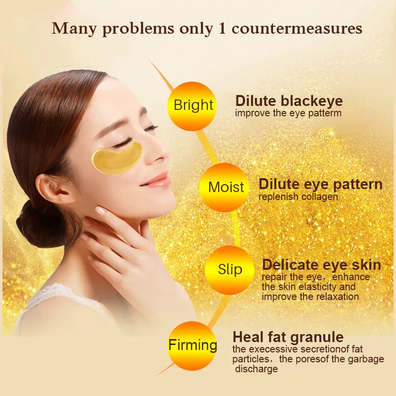 Golden Crystal Collagen Eye Mask  and Lip Mask