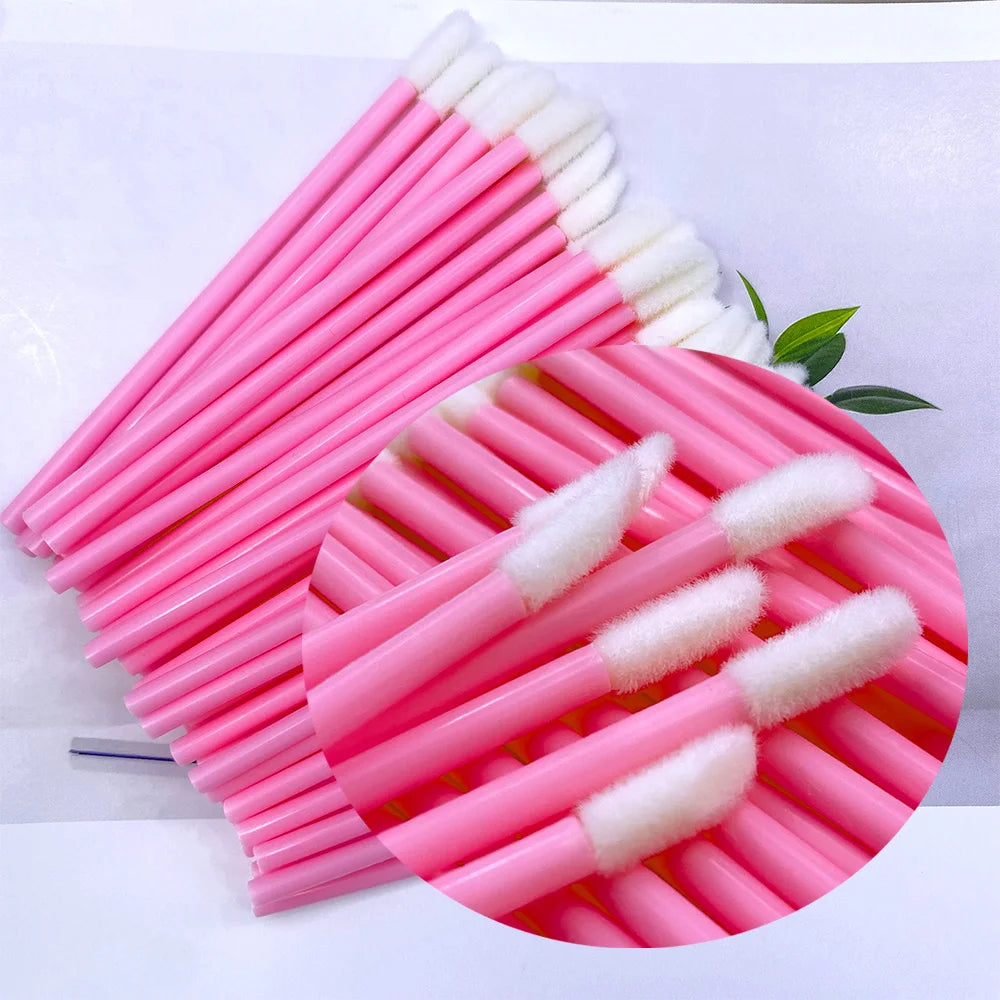 50/500PCS Disposable Lip Brush Eyelash Extension Makeup Brushes Lash Extension Mascara