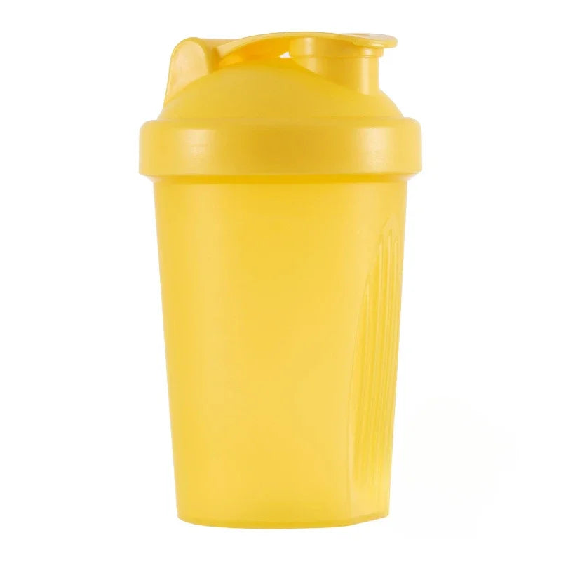 400ml Portable Plastic Drink Cup Shaker Bottles Sport Water Cups Whey Protein Powder Mixer Bottle Fitness Gym Shaker Outdoor