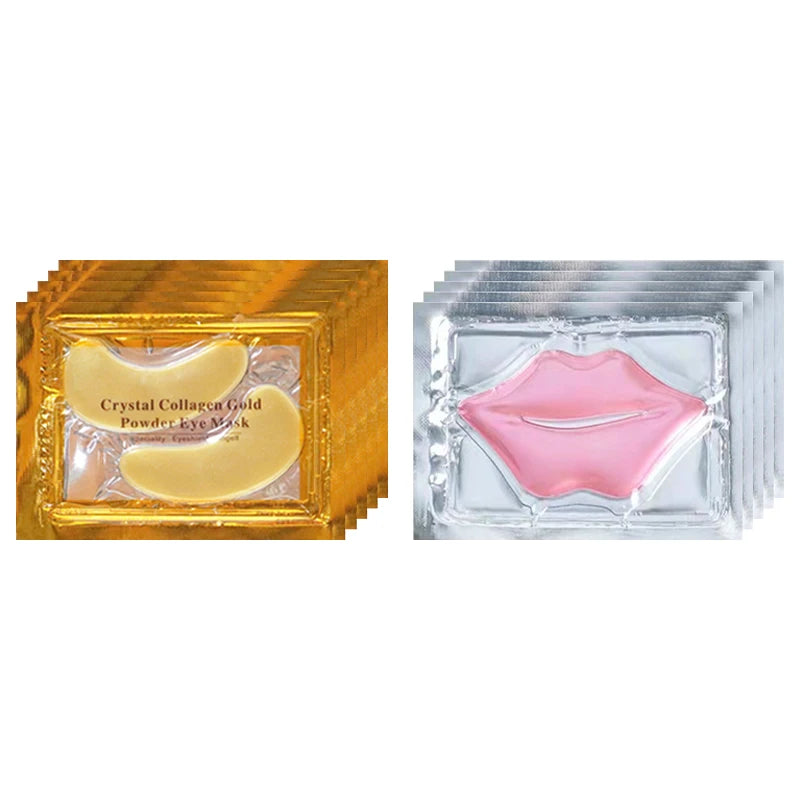 Golden Crystal Collagen Eye Mask  and Lip Mask