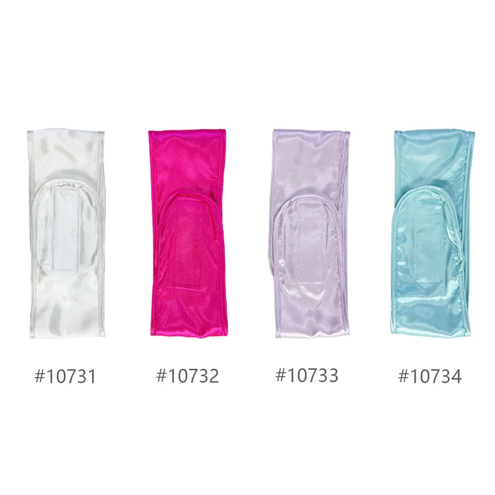 Women Silky satin Adjustable SPA Facial Headband