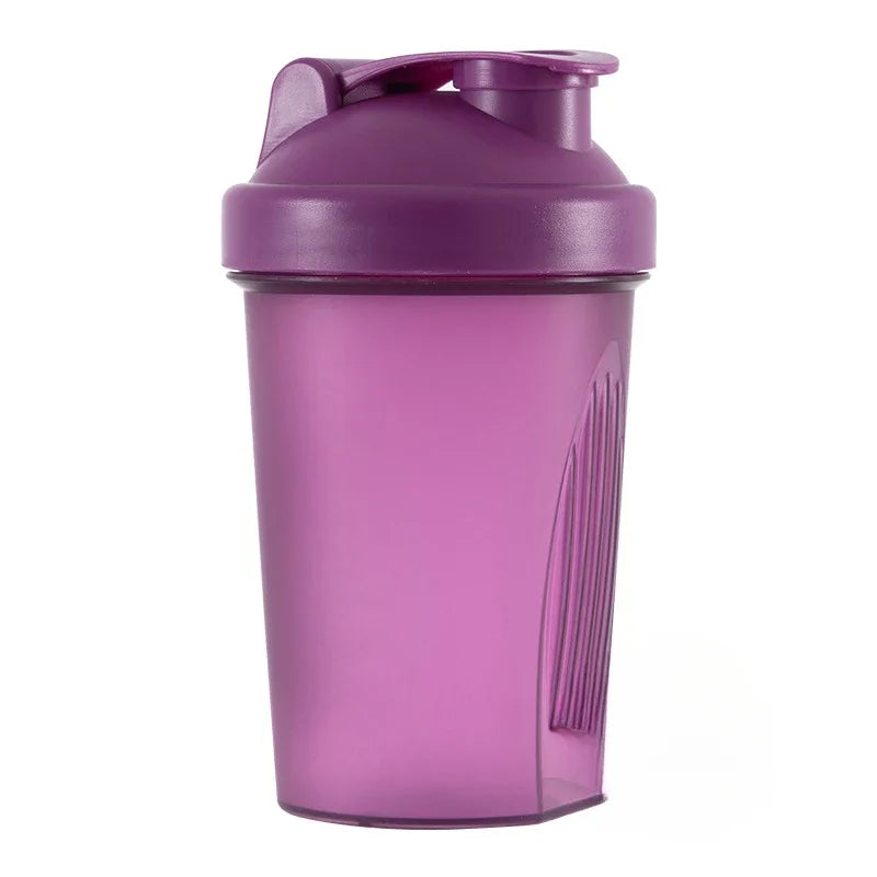 400ml Portable Plastic Drink Cup Shaker Bottles Sport Water Cups Whey Protein Powder Mixer Bottle Fitness Gym Shaker Outdoor