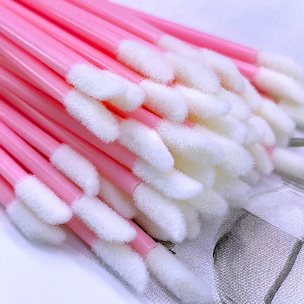 50/500PCS Disposable Lip Brush Eyelash Extension Makeup Brushes Lash Extension Mascara