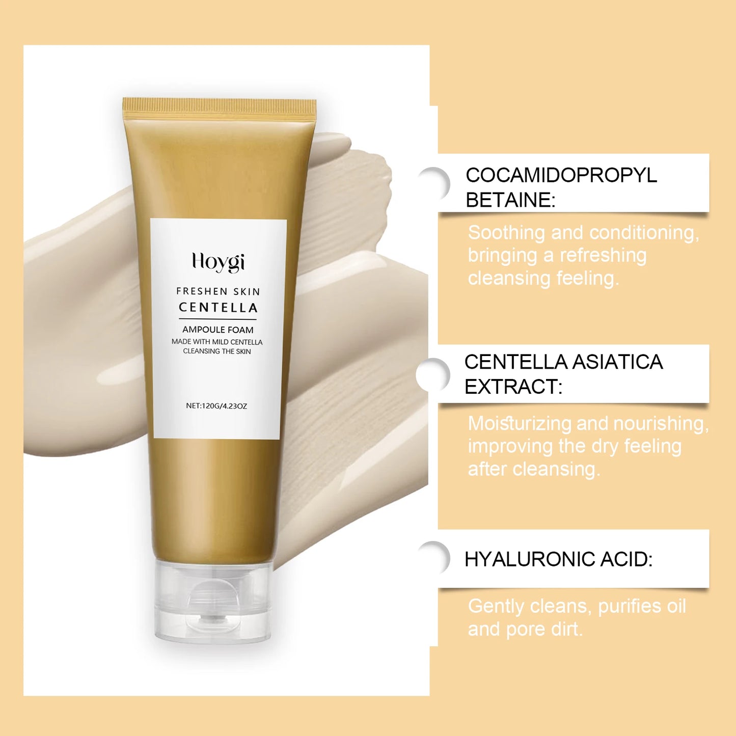 Centella Skin Care Set Centella Serum Face Wash Cleansing Oil Facial Care Set Soothing Refreshing Smooth Glowing Face Essence