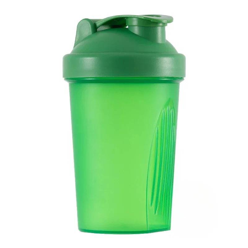 400ml Portable Plastic Drink Cup Shaker Bottles Sport Water Cups Whey Protein Powder Mixer Bottle Fitness Gym Shaker Outdoor