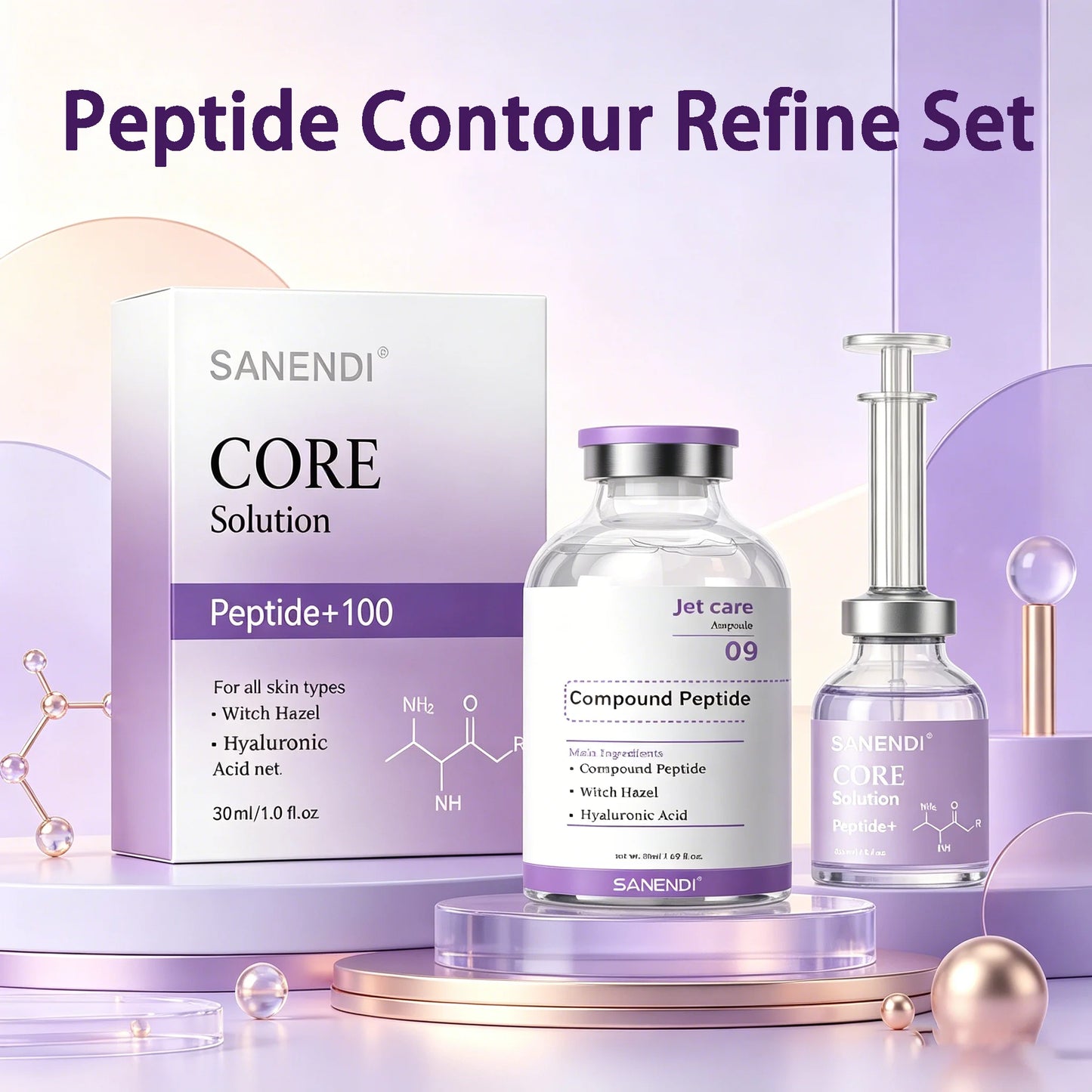 Salmon DNA GSH Korean Skin Care Set Copper Peptide Serum Hyaluronic Acid Collagen Essence Smoothing Hydrating Daily Facial Care
