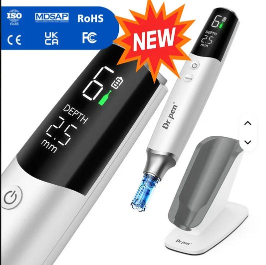 Newest Microneedling Pen Dr.pen M9  and Cartridges Anti-backflow Permanent Makeup Facial Home Use Beauty Skincare Product
