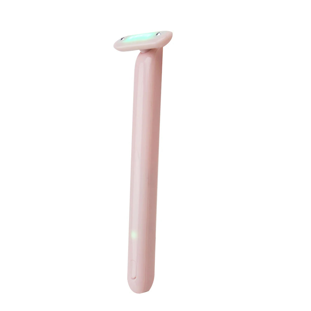 Ems Handheld Face Eye Massager Wand Skin Tightening Anti-Wrinkle Device with Red Light Therapy for Skincare