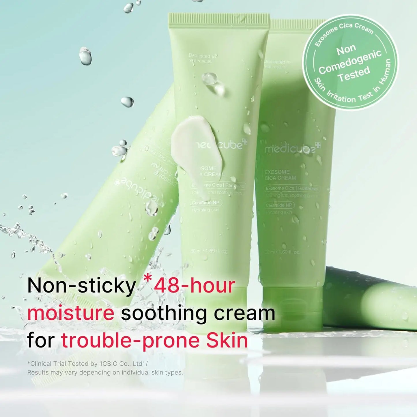 medicube  Tea Tree Cream for Sensitive Skin with  Help Reduce Redness and Breakouts Low-irritating Moisturizing  Care