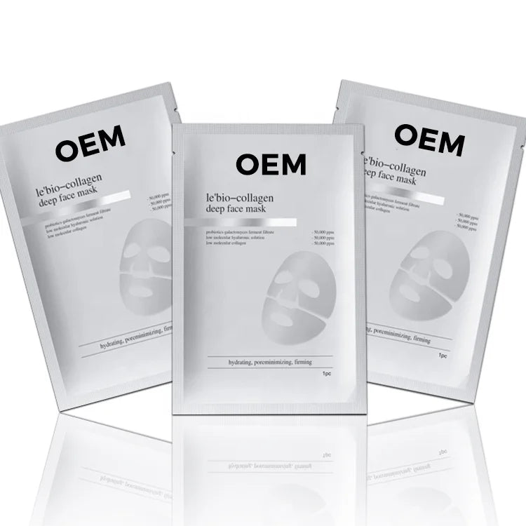 Private Label Deep Sleep Hydrogel Bio-Collagen Mask Anti-Wrinkle, Firming and Brightening Skincare for Lady