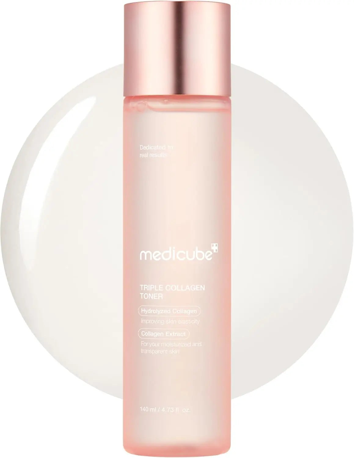 Medicube Triple Collagen Toner - Hydrolyzed, Atelo,& Soluble Collagen for Deep Hydration & Plump Skin Fast-Absorbing Formula for