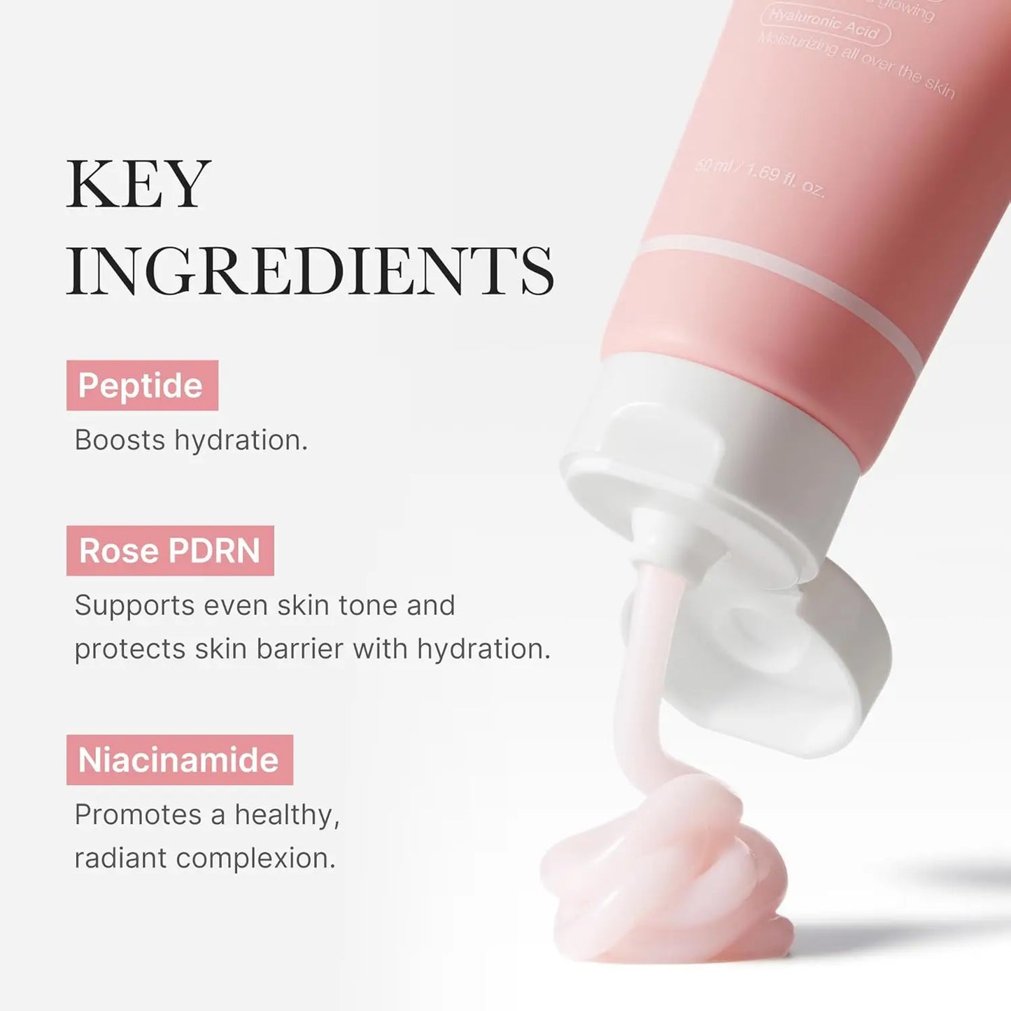 medicube PD RN Pink Moisturizing Cream Blemish Recovery Relief Hydrating Care Restores Skin Care for Even Skin Tone & Pore Care