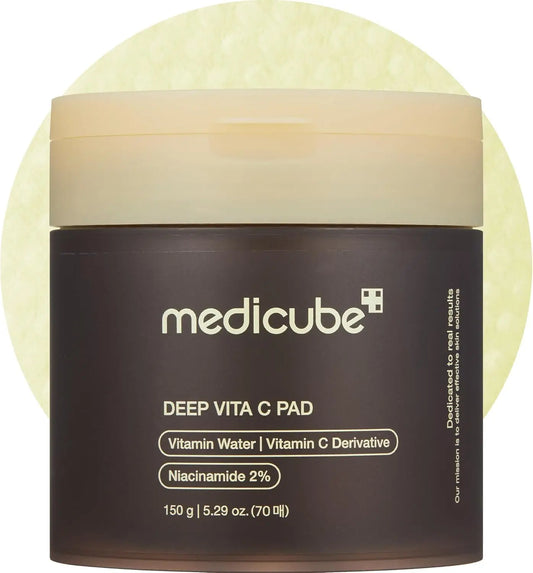 Medicube Toner Pads Deep Vita C Facial Toner Pad for Uneven Skin Toner  Types of Vitamin Korean Skin Care