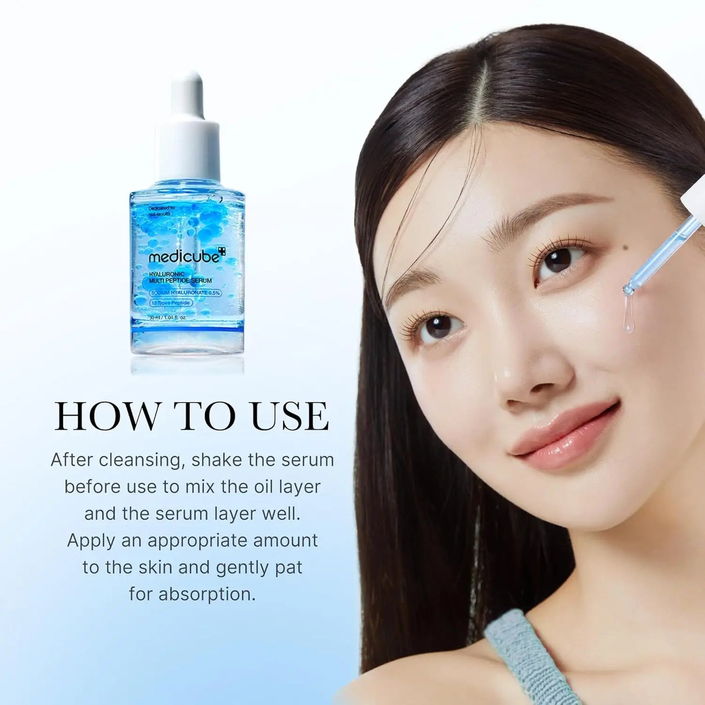 medicube Hyaluronic Multi Peptide PDRN Serum for Glowing and Soothing