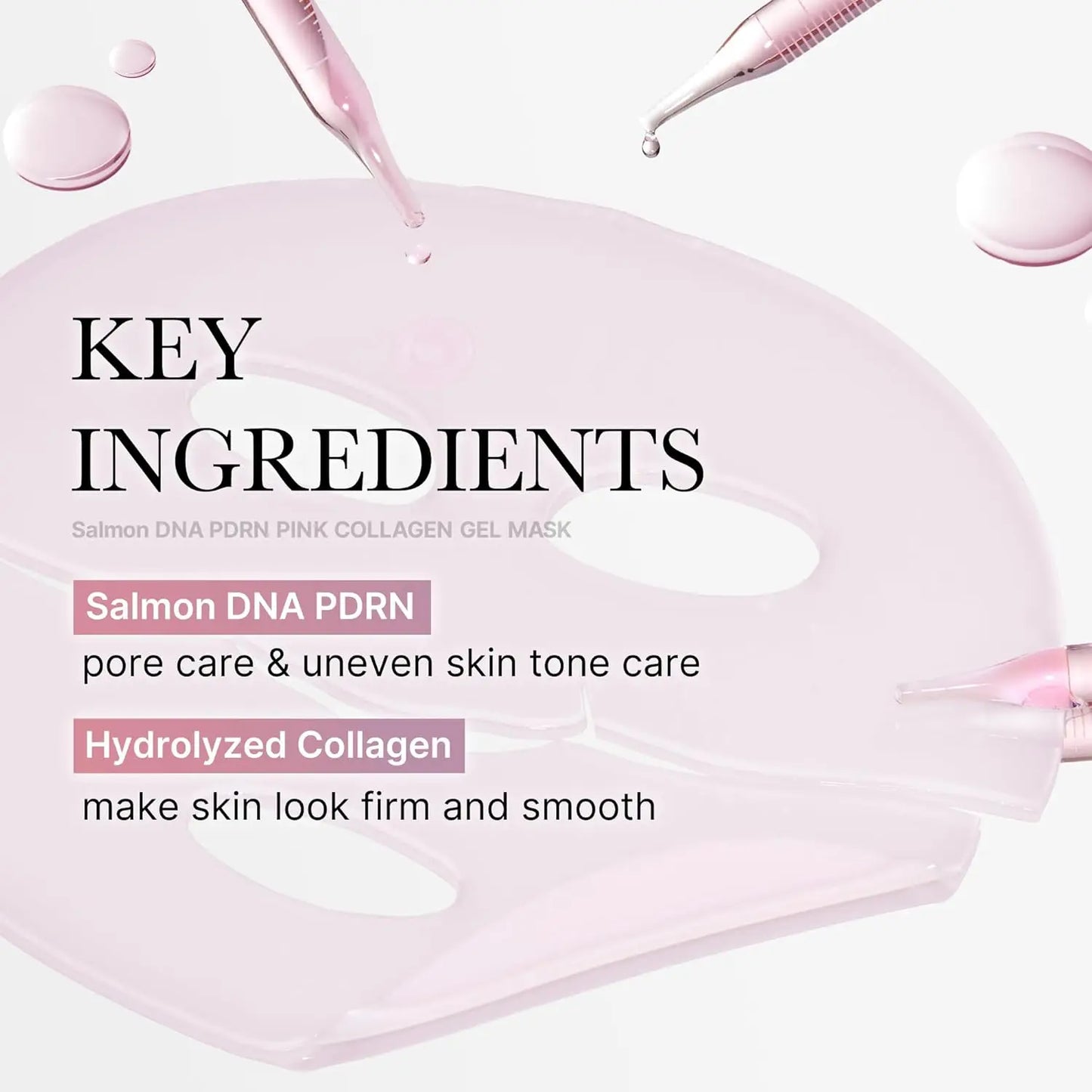 Factory Wholesale Korean Skincare Medicube Salmon DNA PDRN Pink Collagen Gel Mask Overnight Radiance Firming Mask 28g * 4units
