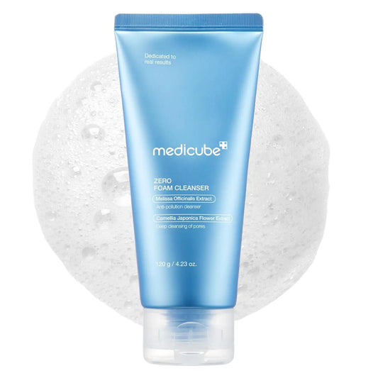 Medicube Zero Pore Clear Blue Capsule Free Brush Cleanser for Skin Texture Blackhead for Double Cleansing Korean Skincare