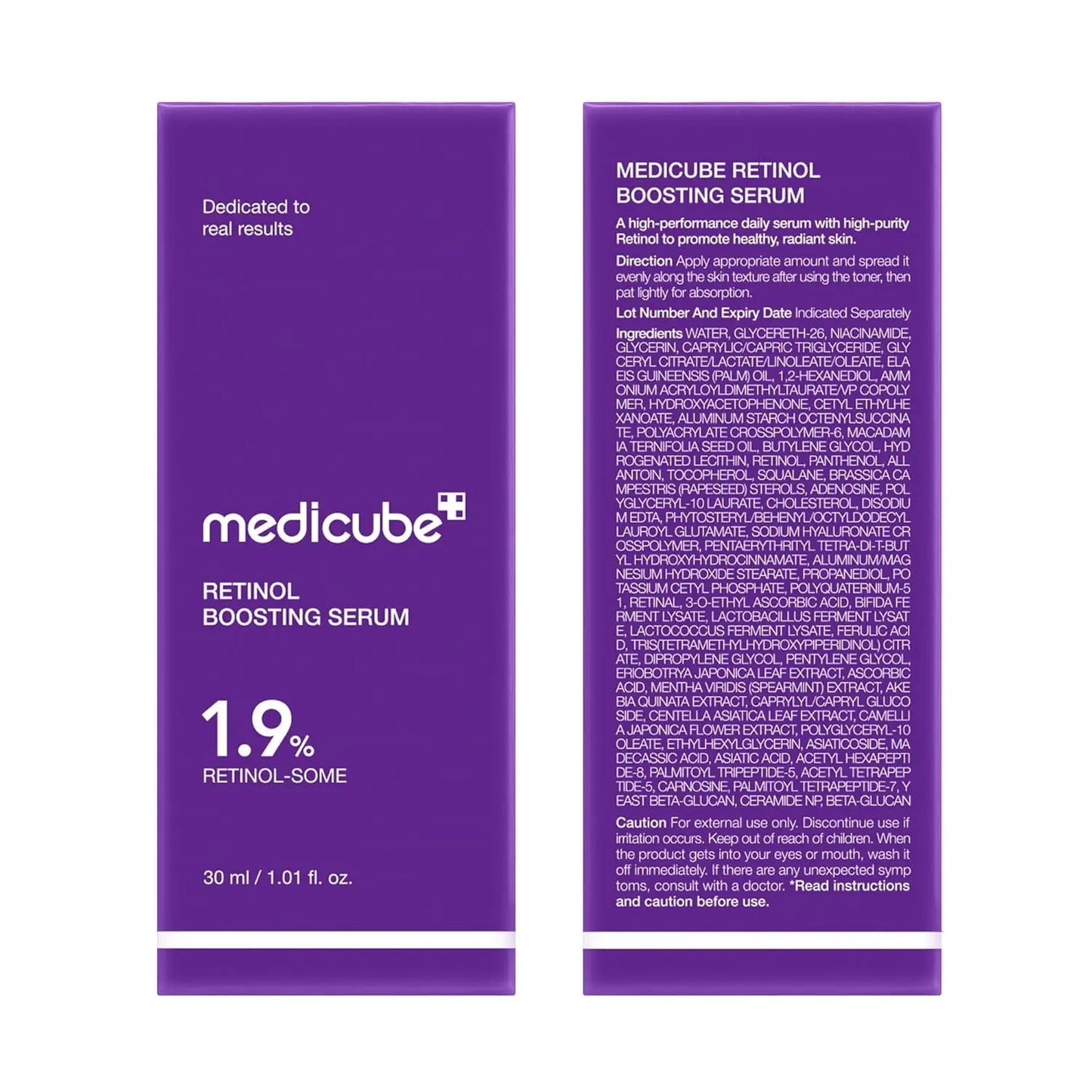 medicube Retinol Boosting Serum    Plumping Care with Retinol Peptides  Vitamins Pore-Refining, Smooth Radiant   Korean Skincare