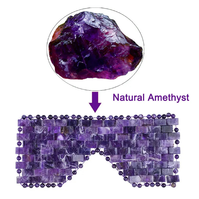 Skincare Beauty Facial Massage Tools Natural Stone Amethyst Jade Face Mask for Anti Aging