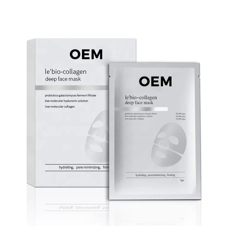 Private Label Deep Sleep Hydrogel Bio-Collagen Mask Anti-Wrinkle, Firming and Brightening Skincare for Lady