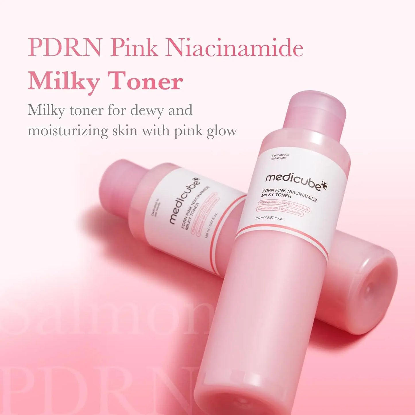 Medicub PD RN Pink Niacinamide Milky Toner Hydrating Moisturizing Soothing Ceramide Peptide Korean Skincare Exfoliating Toner