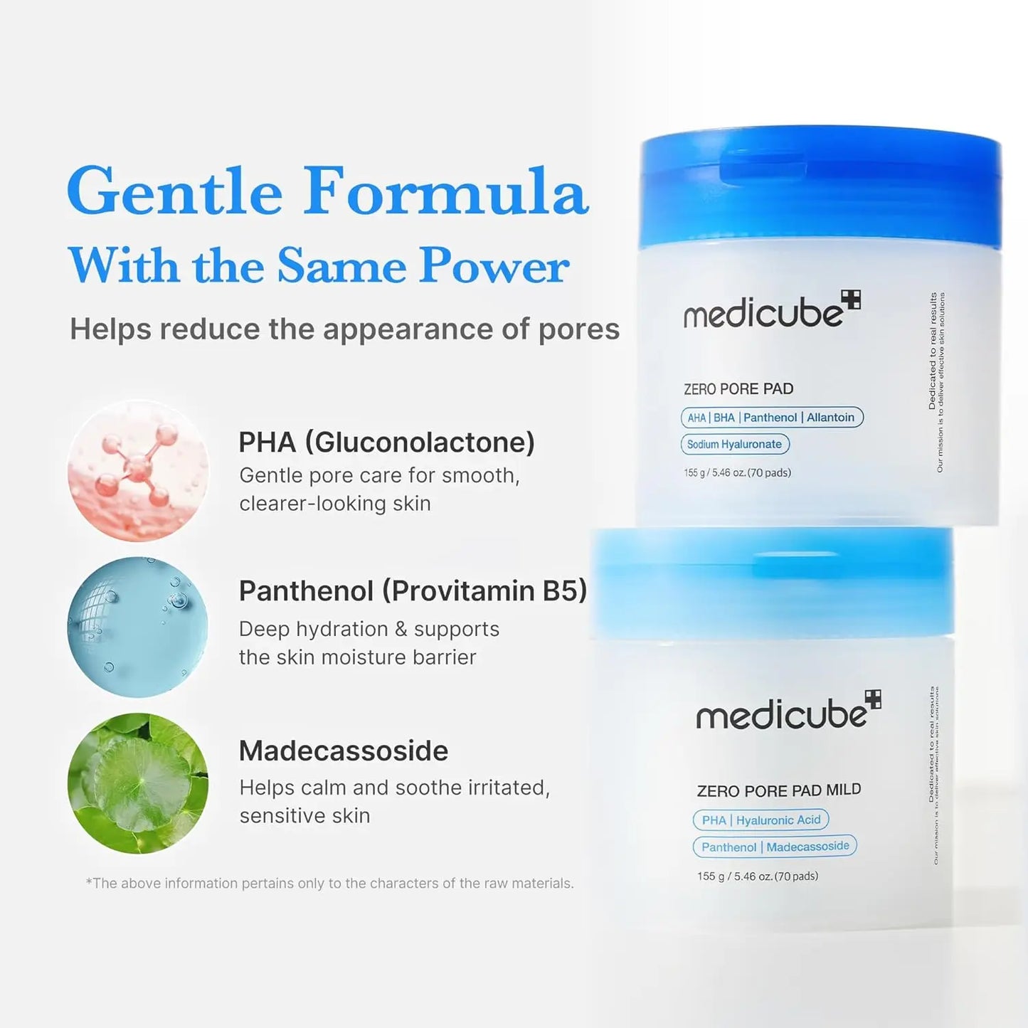 medicube Toner Pads Zero Pore Pad 2.0 Facial Pad for Exfoliation and Pore Care with AHA Lactic Acid  Acid Korean Skin Care