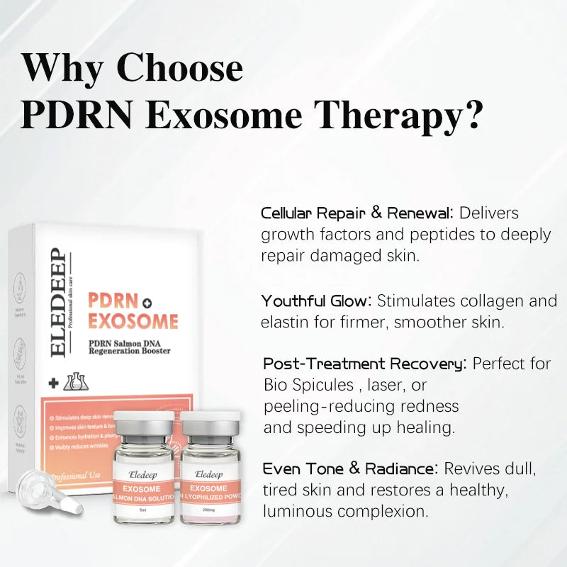 L PDRN Salmon DNA Skincare Solution/Complex Serum/ Hydration & Plumpness/for Skin Smoothness & Glow&Renewal/Anti-wrinkle