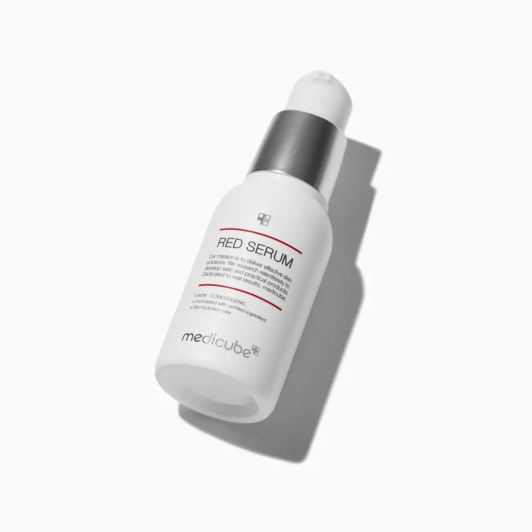 Medicube  Calm Redness Due to Dryness While Refining Uneven Texture  Formula for Breakout-prone Skin Soothing Red Serum