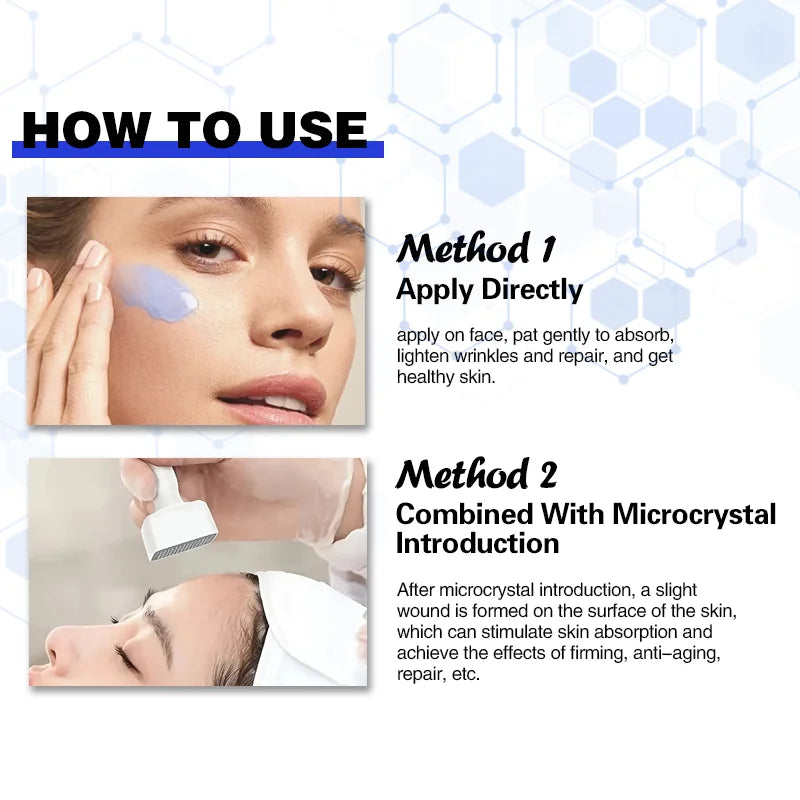 GHK-CU Blue Copper Peptide Serum Concentrate Ampoule Anti-Wrinkle Firming Moisturizing Elasticity Acne Treatment Skincare Y