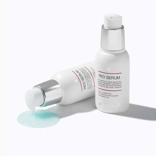 Medicube  Calm Redness Due to Dryness While Refining Uneven Texture  Formula for Breakout-prone Skin Soothing Red Serum