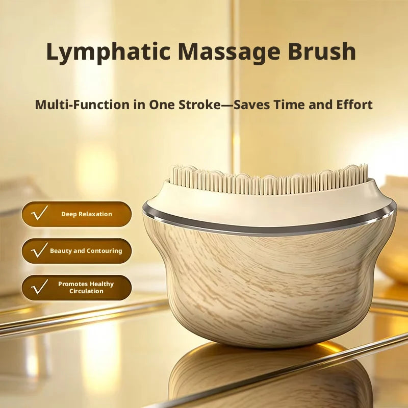 Silicone Deep Cleaning for Face Neck Body Gentle Exfoliating Promote Skincare Absorption Anti Swelling Lymphatic Massage Brush