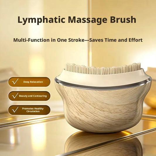 Silicone Deep Cleaning for Face Neck Body Gentle Exfoliating Promote Skincare Absorption Anti Swelling Lymphatic Massage Brush