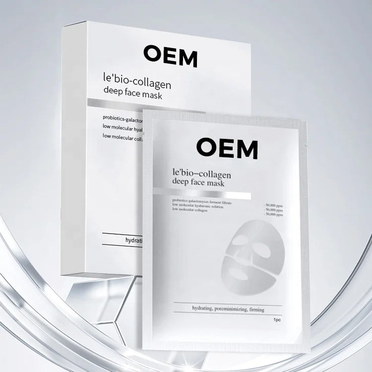 Private Label Deep Sleep Hydrogel Bio-Collagen Mask Anti-Wrinkle, Firming and Brightening Skincare for Lady