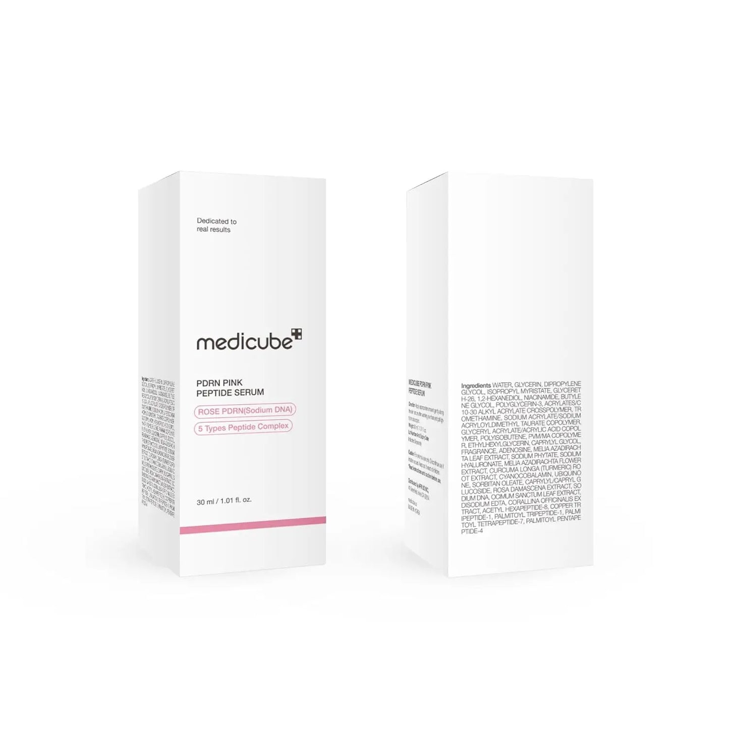 Medicub Salmon DNA Pink Peptide Serum Pink Glow Serum Peptide Niacinamide Hydrating Moisturizing Korean Skincare Peptide Serum