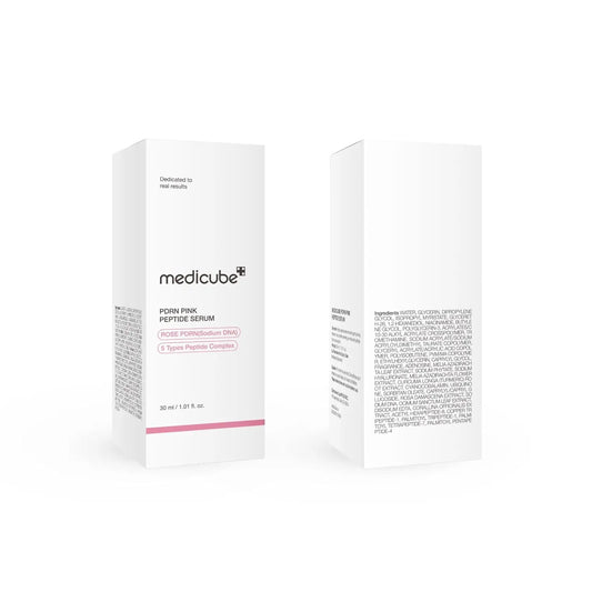 Medicub Salmon DNA Pink Peptide Serum Pink Glow Serum Peptide Niacinamide Hydrating Moisturizing Korean Skincare Peptide Serum