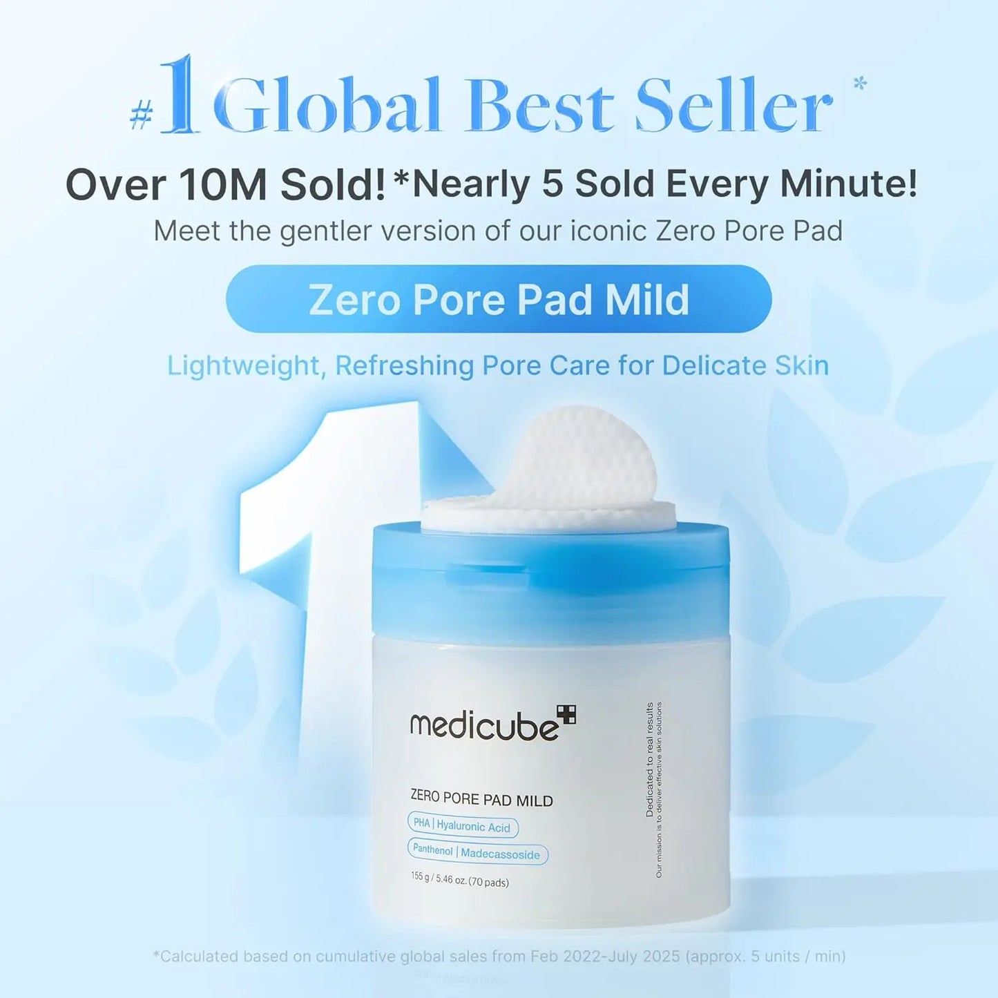 medicube Toner Pads Zero Pore Pad 2.0 Facial Pad for Exfoliation and Pore Care with AHA Lactic Acid  Acid Korean Skin Care