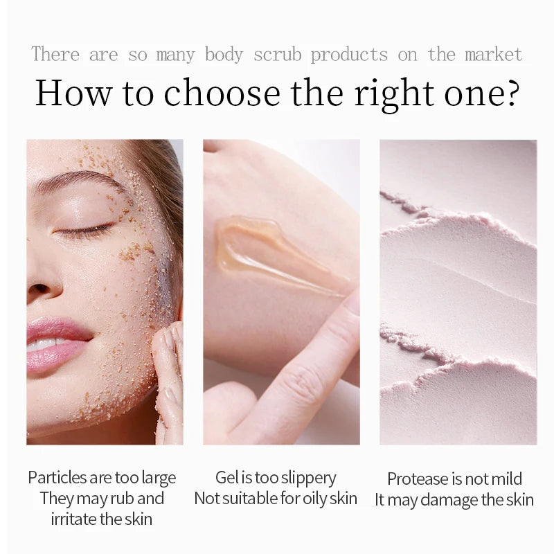 Organic Fruit Extract Smoothing Exfoliating Brighten Cleaning Raspberry Bath Salt Scrub Body Skincare
