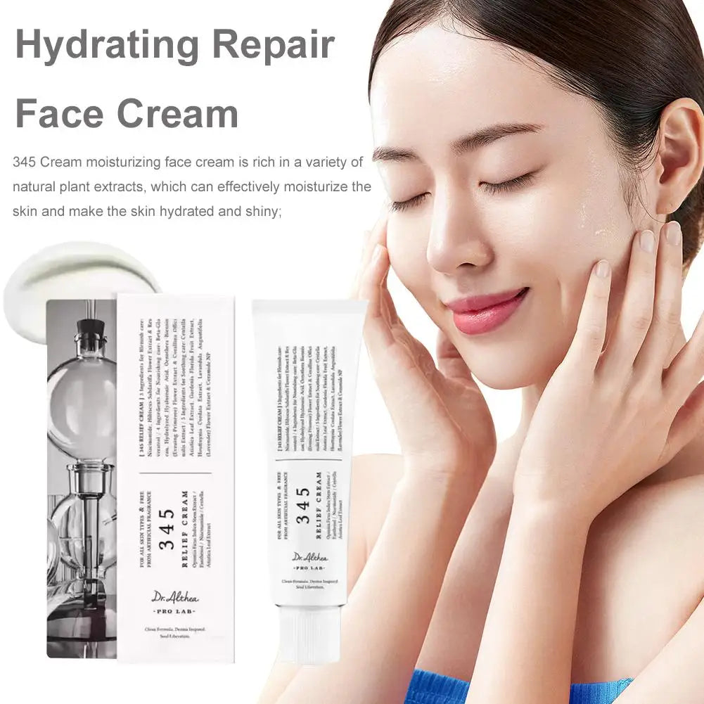 Relief Cream Moisturizer For Soothing Recovery Face Cream Spray Tea Tree Leaf Water Niacinamide Korean Skincare All Skin Type