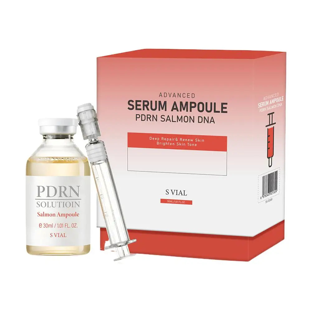 Facial Essence Salmon Ampoule Serum Firming Cream Anti-Wrinkle Fade Lines Repair Skin Barrier Deep Renew Strengthen Skin